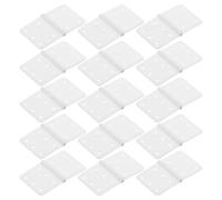 GRADENEVE 30pcs Nylon Rc Hinges for Rc Airplane Spare Parts Foldable Wing Hinge Technology and Wear-Resistant Material, Square Structure Design for DIY Fixed Wing Model Aircraft
