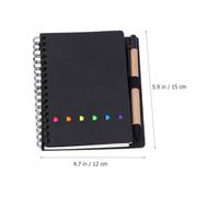 GRADENEVE 3pcs Assorted Color Spiral Notepads for School and Office, Smooth Writing Notebooks with Iron Coil Binding and Cowhide Two-side Offset Paper, Lightweight Planning Handbook