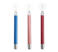 GRADENEVE 3pcs Diamond Picture Wheel Tool Roller Pen with Bright Light for Handicrafts Mobile Phone Decoration and Manicure Reduces Eye Fatigue for Making Random Color