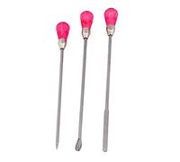 GRADENEVE 3pcs Diy Resin Craft Tools Set Epoxy Uv Glue Accessories for Jewelry Making Digging Powder Spoon Stirring Stick and Bubble Needle for Art and Craft Enthusiasts