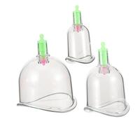 GRADENEVE 3pcs Dry Cupping Set Cup Fire Cupping Tool Therapy Cups Beauty Tools for Body Care