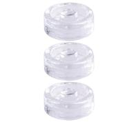 GRADENEVE 3pcs Glass Fermentation Weights and Mason Jar Lids Set for Sealing Jars Comfortable to Hold for Home Fermenting and Canning