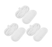 GRADENEVE 3pcs Portable Water Flosser Travel Storage Box for Oral Irrigator Accessories, Compact Plastic Carry Case with Nozzle Organizer for Cordless Flosser On-the-go