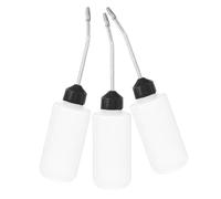 GRADENEVE 3pcs Sewing Oil Can with Iron Spout and Cap Sturdy Multi-purpose Plastic Oil Sprayer for Workshop and Household Use