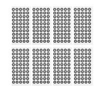 GRADENEVE 400pcs High Reflective 3d Scanner Dots for Precision Marking Points with Tear Resistant Pet Reflective Film and Easy Application, for 3d Scanning Calibration and Optical Tracking