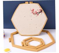 GRADENEVE 4Pcs Adjustable Embroidery Hoops Abs Stitching Circles for DIY Sewing Cross Stitch Quilting and Craft Decorations Versatile for Wall Wedding and Holiday Ornaments