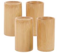 GRADENEVE 4pcs Bamboo Cupping Kit for Massage Therapy, Practical and Versatile Bamboo Cups for Therapeutic Purposes, Portable Chinese Cupping Device for Acupressure and Pain Relief