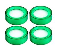 GRADENEVE 4pcs Finger Moistener for Money Counting with Reusable Plastic and Sponge Material, Round Shape for Quick Usability in Office and Paper Bills Sorting by Bank Tellers and Cashiers