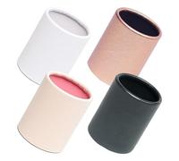 GRADENEVE 4pcs Flower Bouquet Boxes Paper Cylinder round Hand-held Paper Flower Box Creative Beautiful Storage Home Decoration for Valentine's Day Mother's Day at Home Or Market