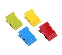 GRADENEVE 4pcs Metal Binder Clips for Office and School Supplies, Secure Paperwork and Hold Documents, Large Size Metal Paper Clips for Home and Handcrafts Use