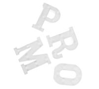 GRADENEVE 4pcs Prom Letter LED Lights Warm White Decorative Lamps for Graduation Party Tabletop Romantic Night Light for Weddings Birthdays Bars Cafes and Home Decor