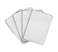 GRADENEVE 4pcs Stick Card Holder for Smartphones Adhesive Phone Wallet for Credit Cards Id Essentials Fit for Cell Phone Models Protects Against Scratches and Damage
