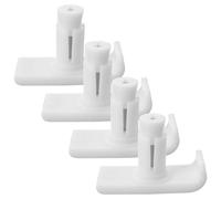 GRADENEVE 4pcs Walker Feet Plastic Ski Glides Nonstick Crutch Tips Skid Protection Prevents Sinking into Mud Or Snow for Elderly Trekking and Hiking