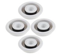 GRADENEVE 4pcs Waterproof Silicone Seal Gasket for Adult Electric Toothbrush Anti-Leak Replacement O-Ring with Charging Base Seal for Oral Care Maintenance
