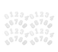 GRADENEVE 50pcs Digital Embroidery Patch Iron Patches Embroidered Numbers for Clothes Pants Backpacks Sports Craft Sewing Applique