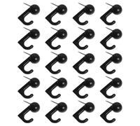 GRADENEVE 50Pcs Multi-Purpose Pushpin Hooks for Map Marking and Photo Fixing Mini Pothook Design for Hanging Keys Jewelry Lightweight Objects Suitable for Office Home and DIY Decoration