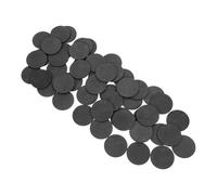 GRADENEVE 50pcs Round Graphite Blanks High Purity Graphite Sheet for Metal Casting and Laboratory Use Heat Resistant Sturdy Material with Versatile Utility and Easy Integration