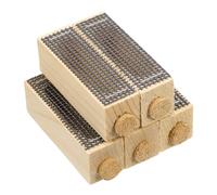 GRADENEVE 5pcs Wooden Bee Cage Beekeeping Equipment Queen Cage for Hive Management Beekeeping Accessory for Safe Queen Handling and Transportation