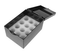 GRADENEVE 6-Hole Insulin Vial Storage Container with Light Blocking Acrylic Material and Insulation Feature, Portable Medicine Case for Travel and Emergency Medical Scenarios with Easy