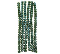 GRADENEVE 6pcs Blue Simulation Bush Cluster Plastic Shrub Strips for Mini House Decoration and Multiple Scene Production Flexible Model Plants for Diorama Or Dollhouse