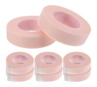 GRADENEVE 8 Rolls Pink Lash Tape Eyelash Extension Adhesive Breathable Non-Woven Fabric Rounded Edge for Professional Use and Sensitive Clients in Eyelash Business Supplies