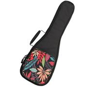 GRADENEVE 8 String Ukulele Carrying Bag with Thick Padded Nylon and Sponge Material, Double Shoulder Straps and Large Front Pocket, Easy to Operate Ukulele Case for Secure