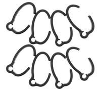 GRADENEVE 8pcs Rollator Brake Lock Clips and Cable Clamps for Walkers and Wheelchairs Black Replacement Parts for Rollator and Transport Chair Brake Cable Fixation Easy Installation Fit