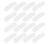 GRADENEVE 90pcs Piano Wool Rail Washers Repair Parts Set White Mini Felt 1.5cm for Keyboard Key Leveling and Piano Regulating Maintenance Accessories