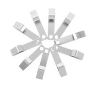 GRADENEVE Aaa Battery Spring Pads Replacement High Conductivity and Secure Connection Steel Material 10pcs for 9v Batteries Suitable for LED Flashlights and Battery-powered Radios
