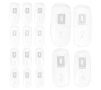 GRADENEVE Abs Practice Nail Tips Flexible Mechanical Finger Tips 100 Pcs with Smooth and Strong Material for Nail Salon Equipment