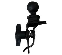 GRADENEVE Adjustable Drum Snare Mic Clamp with Ball Head, Fits 15-45mm Rods, Secure Attachment, Made of Plastic and Metal, for Live Performance and Content Creation