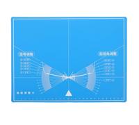 GRADENEVE Adjustable Glasses Repair Station Eyewear Alignment Adjustment Board with Non-Slip PVC Surface and Multi Angle Guide for Gentle Temple Arm Correction and Nose Pad Maintenance