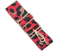 GRADENEVE Adjustable Leopard Print Bag Replacement Strap for Crossbody and Shoulder Bags, Wide Canvas Shoulder Strap with Clasps at Both Ends, Suitable and Ladies