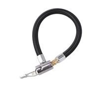 GRADENEVE Air Inflator Extension Tube Air Hose Inflator Adapter Tire Inflator Hose Adapter End Cage Wire Automatic Headrest Drip Rhinestones Wheel Air Inflating Tube Locking Air Chuck Black