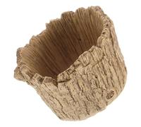 GRADENEVE Artificial Tree Stump Planter Pot for Succulents and Cacti, Lightweight Resin Material with Weather-resistant Finish, Vintage Style Suitable for Home and Windowsill Planter Decor