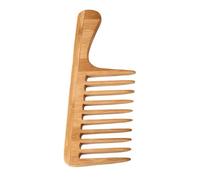 GRADENEVE Bamboo Wide Tooth Hair Comb for Men Hairdressing Tool Large Size and Textured Pattern, for Styling Backcombed Hairdos and Creating A Chic, Beautiful Look