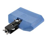 GRADENEVE Blue Easy Installation Plastic Cow Bell Latin Percussion with Mounting Clamp and Mallet and Lightweight Drum Accessory Portable Musical Instrument for Multiple Styles of Music