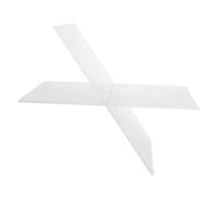 GRADENEVE Book Stand for Desk and Recipe Book Holder Acrylic Sturdy Practical for Cooking and Working White Simple Elegant Design Suitable for Chefs and Musicians