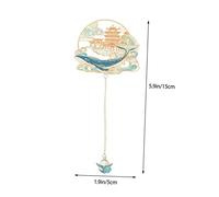 GRADENEVE Brass Pendant Bookmark Unique Chinese Cultural Page Marker for Students Readers Writers Decorative Chic Artistic Design for Library Office Home Reading Box Packaging