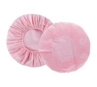 GRADENEVE Caps Suitable Waterproof Adults Thicken for Eva Shower, 2pcs and Foldable in Pink, Breathable Hat Sturdy Accessories Bathing for Spa and Showering Bathroom