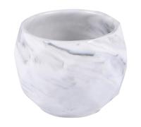 GRADENEVE Ceramic Ripple Marble Container Flower Planter Pot for Plants with Eye-catching Marble Texture, Pretty Appearance, for Home and Window Decoration