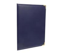 GRADENEVE Certificate Cover Graduation Document Holder A3 Diploma Protector Portable Pu Leather Paper Zinc Alloy Elegant Stylish Certificate Display for Awards Diplomas