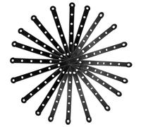 GRADENEVE Closet Connection Strips Wardrobe Organizer Strips for Black 20pcs, Easy to Install and Reusable Space-Saving Clothes Hangers for Home Closet Storage