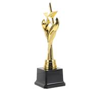 GRADENEVE Competition Trophy with Special Shaped Playing Design Bright Color Plastic Ceremony Award for Dance Singing Sports Creative Contests for Kindergarten and Primary School