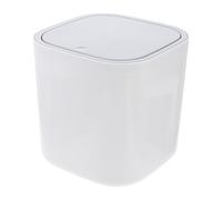 GRADENEVE Creative Mini Square Pressing Trash Can with Pop-up Lid Compact Desktop Garbage Container in Random Fresh Colors for Home Office Bedroom Kitchen Bathroom Use Random Color