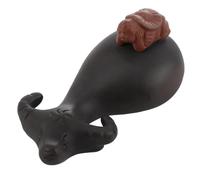 GRADENEVE Decorative Accessory Tea Pet Figurine Purple Clay Handmade Creative Collectible Ornament with Vivid and Lovely Shape, Elegant and Chic Design for Tea Table and Home Décor