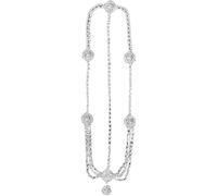 GRADENEVE Elegant Rhinestone Tassel Headband for Women, Silver Alloy Material with Fine Detail, Decorative Hair Accessory for Proms and Photo Props