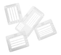 GRADENEVE Envelope Stencil Template Set for Guide Writing on Envelopes 4pcs with 4 Different Design Styles Made of Environmental Friendly Pp Material and Letter Writing