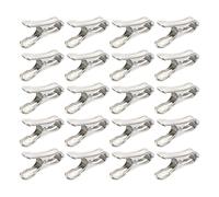 GRADENEVE Garden Clips with Strong Clamping Force and Good Spring Action Stainless Steel 20pcs Sturdy Windproof Fixing Clips for Greenhouse Netting and Sunshade, for Outdoor Plant Covers