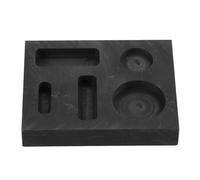 GRADENEVE Graphite Ingot Mold with Precision Machining for Metal Casting and Multihole Design, Black Graphite Mold Featuring Even and Smooth for Melting Casting Projects